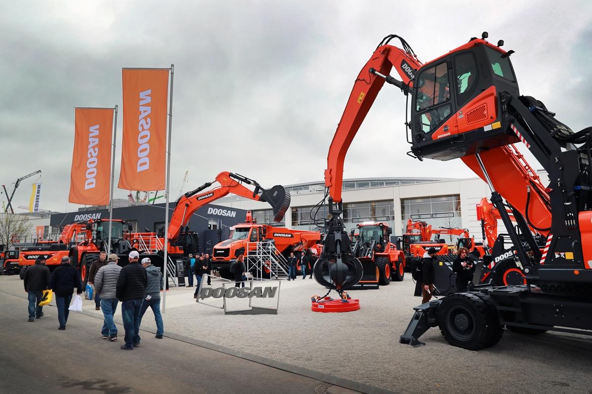 Doosan Infracore Europe set the highest sales record with 548 construction vehicles in September