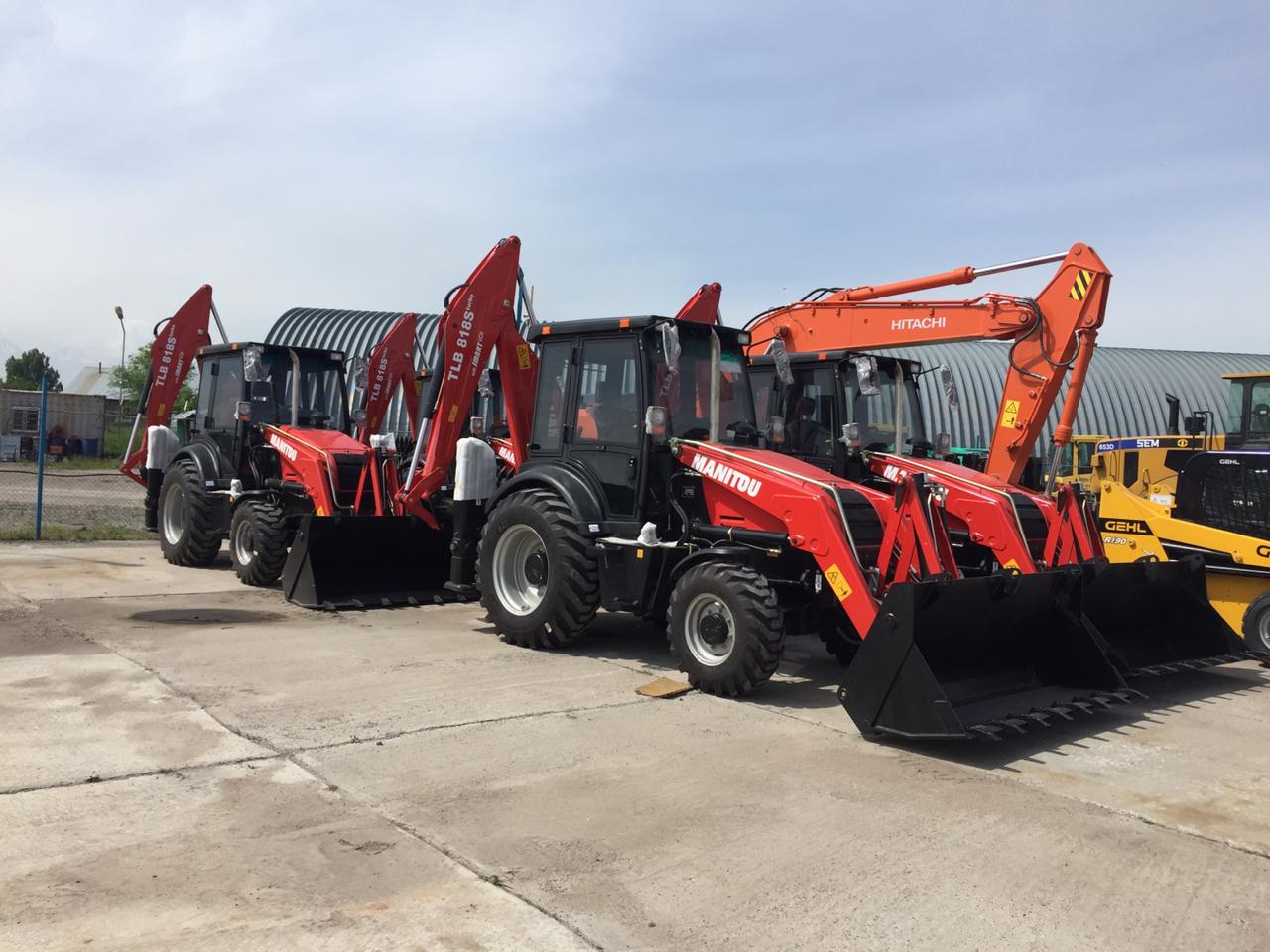 Backhoe loaders Manitou TLB 818S in stock in amount of 8 units